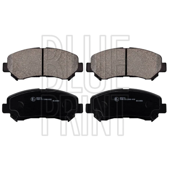 D1060-3UB0A FREN BALATA QASHQAI 07-13 / X-TRAIL 08-13 ÖN AKEBONO FREN SİSTEMİ ürün görseli 1