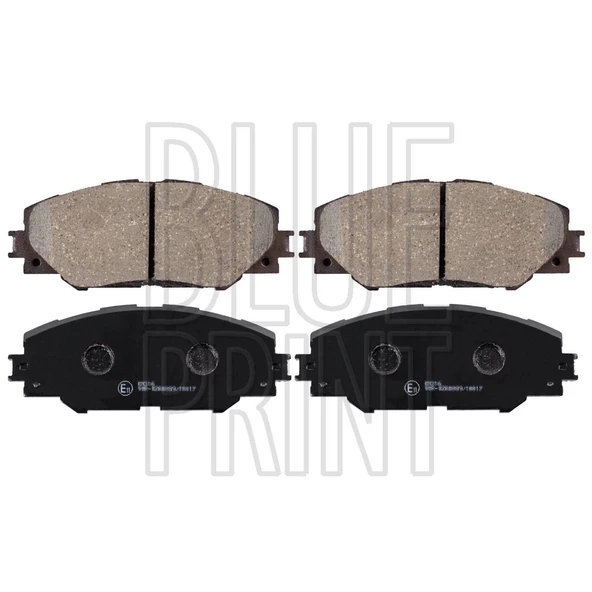 04465-42140 FREN BALATA RAV-4 07= / FE-511 / AURIS 11= 1.8 HYBRID ÖN ürün görseli 1