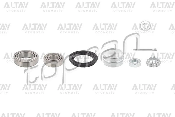 191598625 ARKA TEKER RULMAN SETI ( KEÇE + KOPILYA + KAPAK + SOMUN ) AUDI 80 / 90 / 100 / OPEL- CORSA B / COMBO B / ASTRA F / VECTRA A / 1.9 TDI SEAT IBIZA / CORDOBA / TOLEDO ürün görseli 1