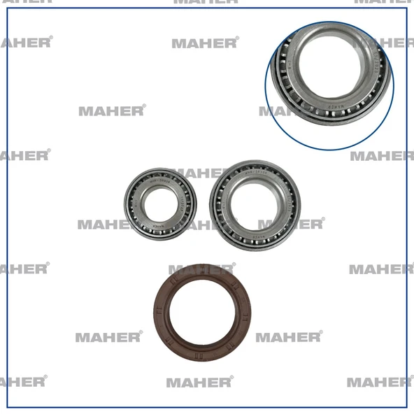 TK-MZ100 TEKER KİTİ ÖN MAZDA E-2200 / BESTA ürün görseli 1
