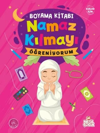 Namaz Kılmayı Öğreniyorum Kız - Boyama ürün görseli 1