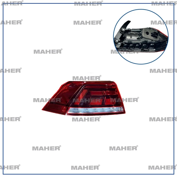 3G5945095E STOP LAMBASI PASSAT 20= LED DIŞ SOL ürün görseli 1