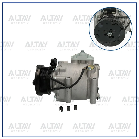 1064354 KLIMA KOMPRESORU FORD FIESTA V 02-08  / FOCUS I 98-04 / FUSION 02-12 TRANSIT CONNECT 02-09 1.8 TDCI ürün görseli 1