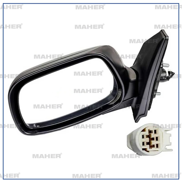 87906-02240 AYNA DIS DIKIZ COROLLA 03-06 ELEKTRIKLI ISITMALI 5 FISLI YUVARLAK SOKET SOL ürün görseli 1