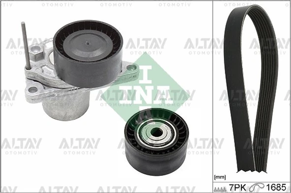 529024610 VANTİLATÖR GERGİ SETİ QASHQAI 10= 1.6  DCI / MEGANE ürün görseli 1