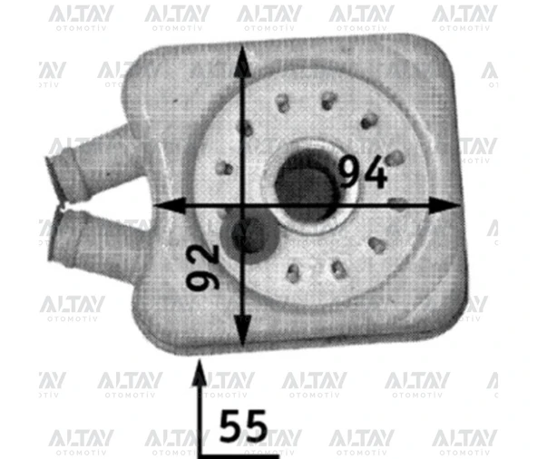 068117021B YAĞ SOĞUTUCUSU TRANSPORTER T4 / LT35 / GOLF / A3 / A4 / CRAFTER 97= ACV-AGR-ALH-ANJ-AVR-BJK 2.5 TDİ ürün görseli 1