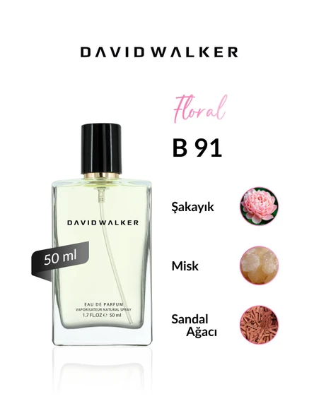 David Walker B91 Huget 50 ml Kadın Parfüm | Floral ürün görseli 1