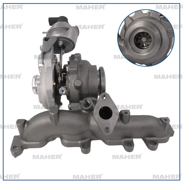 03L253016M TURBO TRANSPORTER T6 10= CAAA-CAAB-CAAC-CAAD 2.0 TDİ ürün görseli 1
