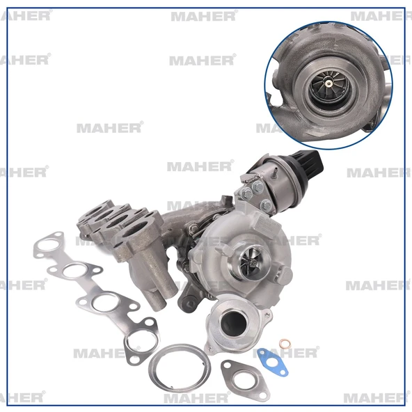 03L253056A TURBO PASSAT / TİGUAN / A3 09-15 CBAA-CBAB-CBAC-CBDA-CBDB-CBDC 2.0 TDİ ürün görseli 1