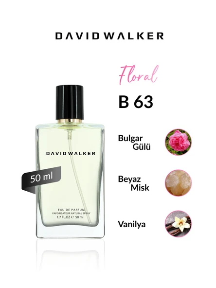 David Walker B63 Morecea 50 ml Kadın Parfüm | Floral ürün görseli 1