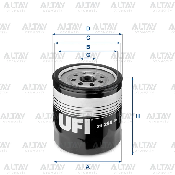 4M5Q6714BA YAĞ FİLTRESİ CONNECT 02-14 1.8TDCI / TRANSİT 92-00 T15 / FOCUS 98-05 1.8TDCI ATOM TİPİ ürün görseli 1