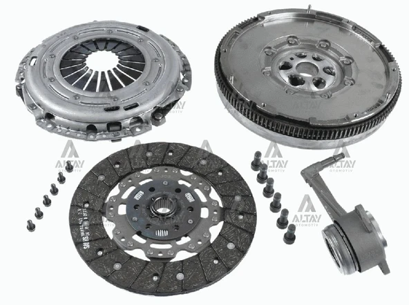 03G105266BN DEBRİYAJ SETİ VOLANLI PASSAT / JETTA / GOLF5 / TIGUAN 05-11 BKP-CBAA-CFFA-CBAB-CFFB-BKD RULMANLI ürün görseli 1