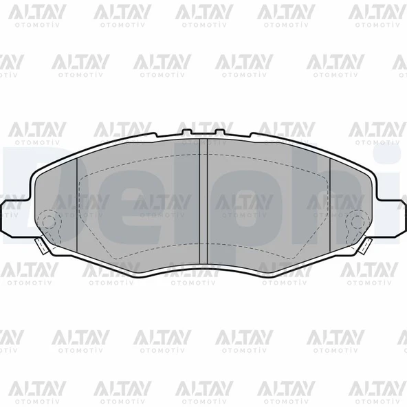 04465-0K130 FREN BALATA HILUX 06-08 4X2 ÖN ürün görseli 1