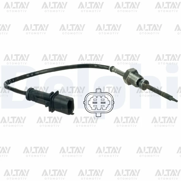 55564977 SENSOR EGZOZ SICAKLIK OPEL ASTRA J / CORSA D A13DTC ürün görseli 1