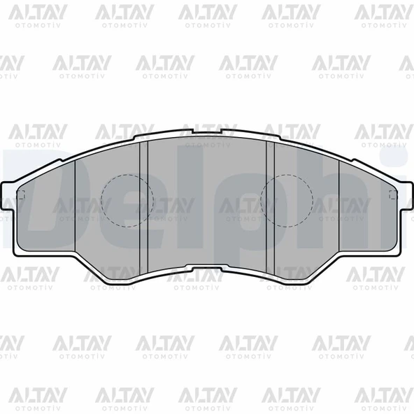04465-0K160 FREN BALATA HILUX 08-09 4X2 / PAJERO 3.2 07= ÖN ürün görseli 1
