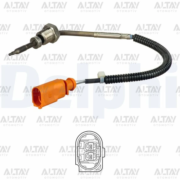 03L906088F SENSOR EGZOZ SICAKLIK A4 / A5 / Q5  08-12 CAGA-CAGB-CAHA-CAHB 2.0 TDI (PARTIKUL ONCESI) ürün görseli 1