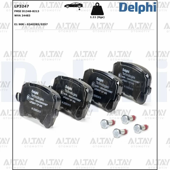 5N0698451 FREN BALATA TIGUAN 07-16 / Q3 11= / PASSAT 07-10 ARKA ürün görseli 1