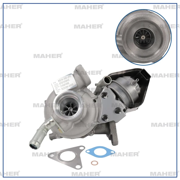 55278598 - 55256959 TURBO FIAT EGEA / DOBLO / FIORINO / OPEL CORSA E / COMBO E EURO 6-B13DTE-A13FD ürün görseli 1