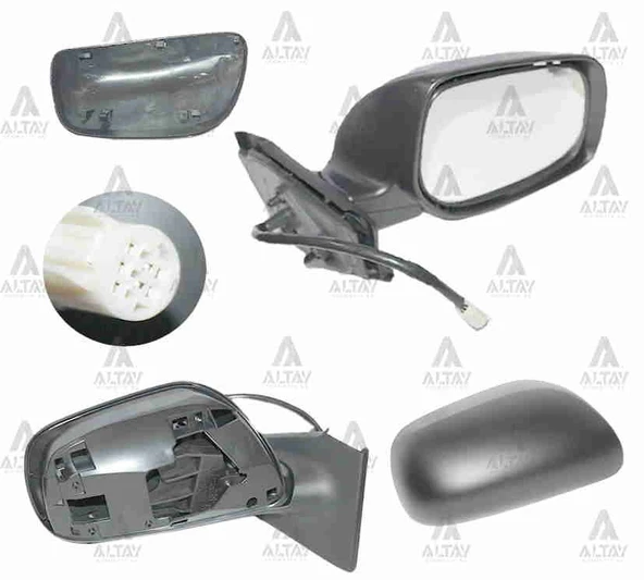 87910-0D260 AYNA DIŞ DİKİZ YARIS 06-11 ELEKTRİKLİ ISITMALI SAĞ ürün görseli 1