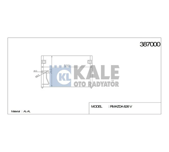 GE4T-61-480B RADYATÖR KLİMA 626 98-02 ürün görseli 1