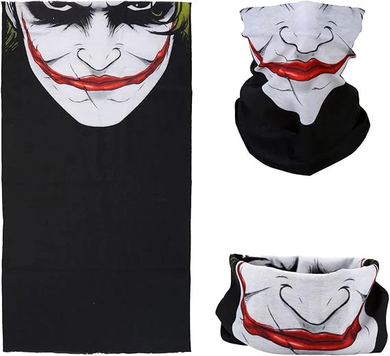 Joker Desenli Çok Amaçlı – Yüz, Boyun ve Bandana Maskesi 5 No ürün görseli 1