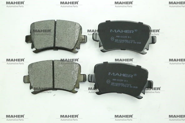 1K0698451G FREN BALATA CADDY III 04-15 / GOLF5 03-09 / JETTA III 05-10 / PASSAT 08-12 / PASSAT 05-08 ARKA ürün görseli 1
