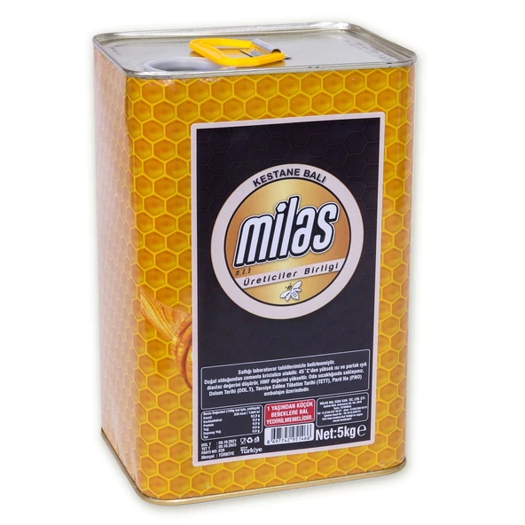 Milas Üreticiler Birliği Kestane Balı 5 KG ürün görseli 1