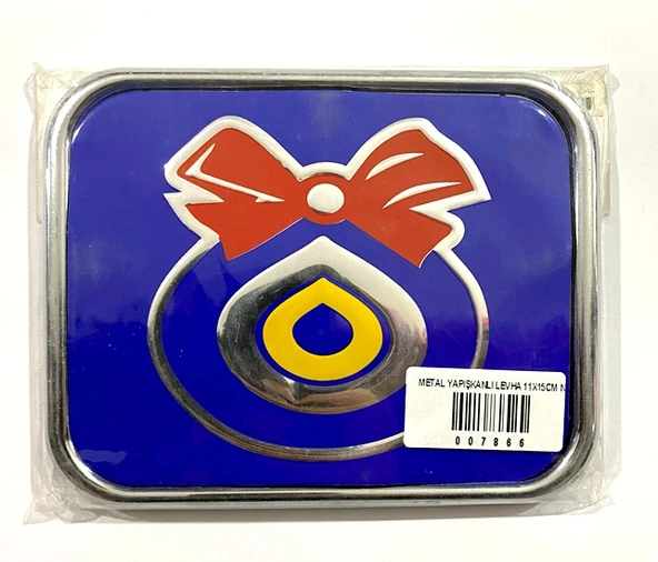 Metal Yapışkanlı Levha 11X15Cm Nazar Boncuğu ürün görseli 1