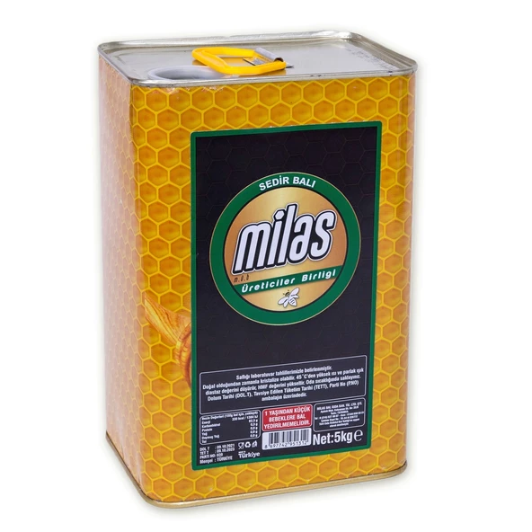 Milas Üreticiler Birliği Sedir Balı 5 KG ürün görseli 1