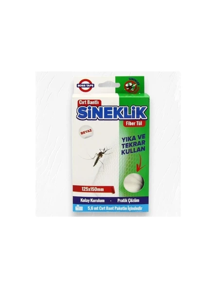 Boss Tape Yapışkanlı Sineklik 125X150 Cırt Bantlı BT-04002 ürün görseli 1