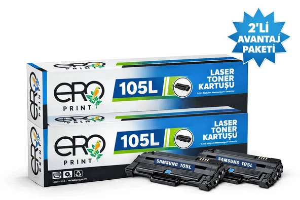 Samsung  ML-1910 Muadil Toner - 2'li Avantaj Paket ürün görseli 1