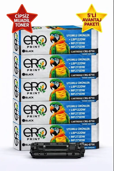 Canon i-SENSYS MF272dw Çipsiz Muadil Toner - 2500 Sayfalık - 5'li Avantaj Menü ürün görseli 1