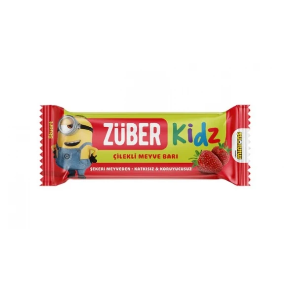Züber Kidz Meyve Barı 25 Gr Çilek ürün görseli 1