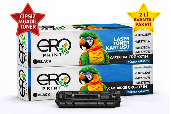 Canon i-SENSYS MF272dw Çipsiz Muadil Toner - 2500 Sayfalık - 2'li Avantaj Menü ürün görseli 1
