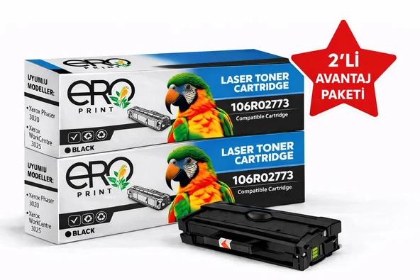 Xerox WorkCentre 3025 Muadil Toner - 2'li Avantaj Paket ürün görseli 1