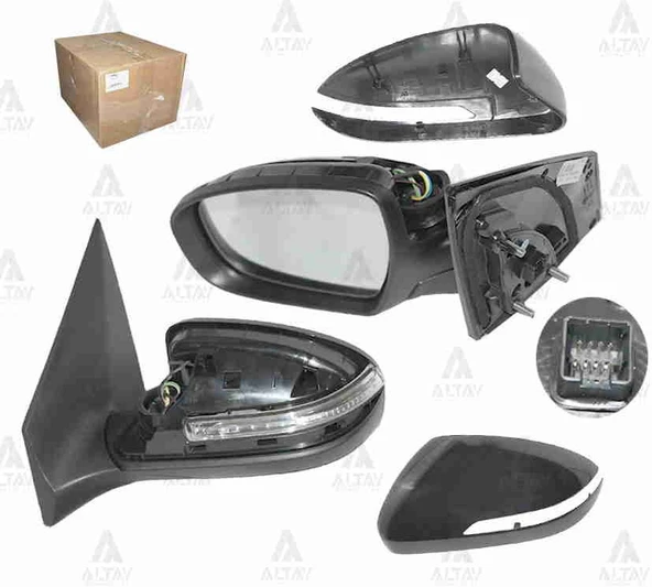 87610-C8080 AYNA DIŞ DİKİZ I-20 15-18 ELEKTRİKLİ SİNYALLİ KATLANIR SOL ürün görseli 1