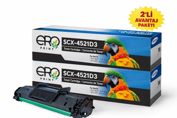 Samsung SCX-4521 Muadil Toner - 2'li Avantaj Paket ürün görseli 1