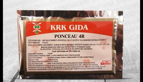KRK Gıda Boyası Toz Kırmızı ürün görseli 1