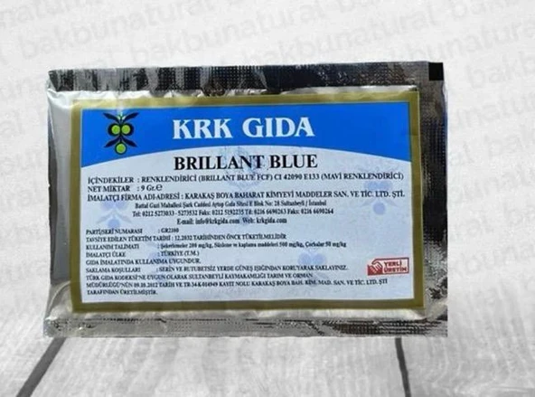 KRK Gıda Boyası Toz Mavi ürün görseli 1