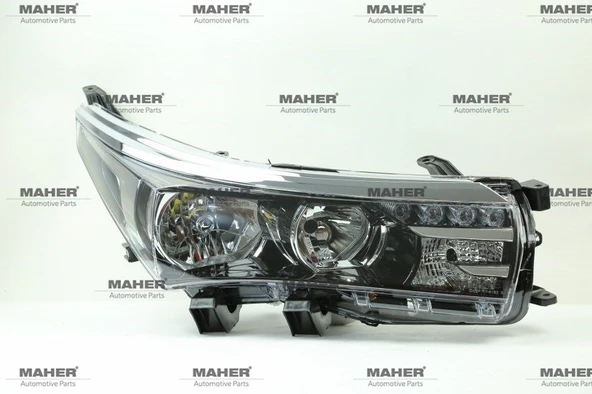 81130-02E70 FAR COROLLA 13-15 MOTORLU LEDLİ SİYAH SAĞ ürün görseli 1