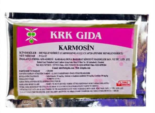 KRK Gıda Boyası Toz Pembe ürün görseli 1