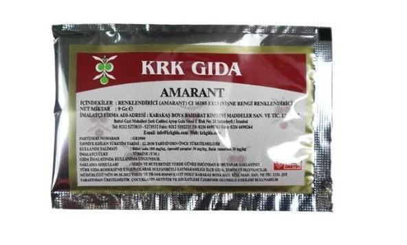KRK Gıda Boyası Toz Vişne ürün görseli 1