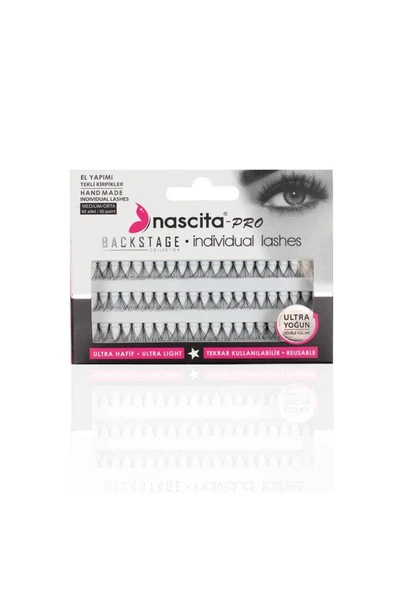 Tekli Takma Kirpik Pro Backstage Collection Individual Lashes Medium ürün görseli 1