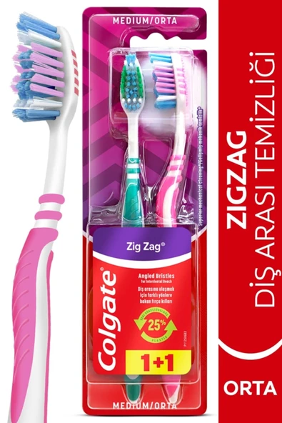 Colgate Zigzag Diş Fırçası 1+1 ürün görseli 1