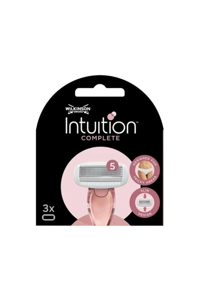 Wilkinson Sword Intuition Complete Kadın Tıraş Bıçağı Kartuşu | 3 Yedek Kartuş ürün görseli 1