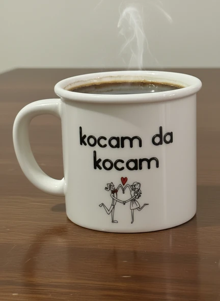Porselen Kupa Yazılı 250 cc ürün görseli 1