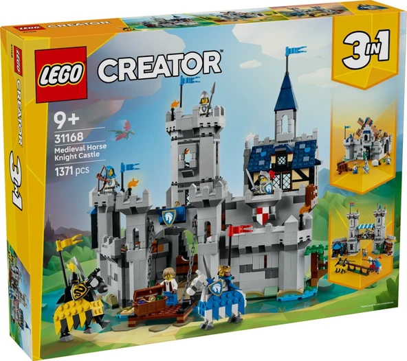 Lego Creator 3’ü 1 Arada Orta Çağ Atlı Şövalye Kalesi 31168 ürün görseli 1