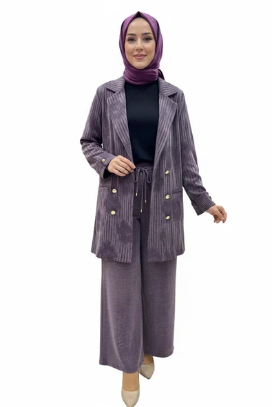 K4305 GİZEMLİ GÜL DESEN PANT. TAKIM ürün görseli 1