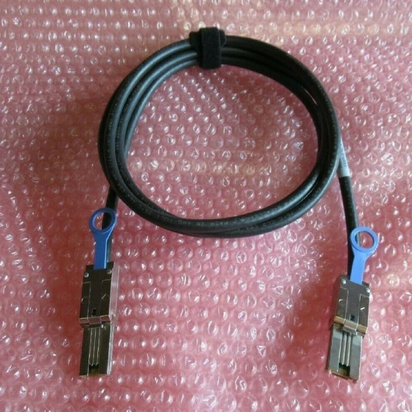 Sun Oracle Amphenol 530-3883-01 External Mini-SAS Cable SFF-8088 To SFF-8088 2M ürün görseli 1