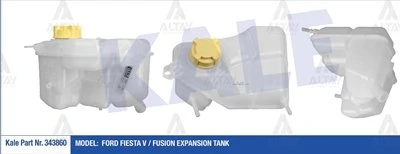 3S618K218AB YEDEK SU DEPOSU FİESTA / FUSİON 02-09 1.4 TDCİ (KAPAKLI) ürün görseli 1